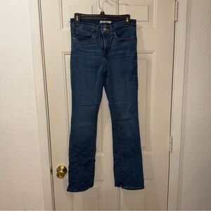 Levi's Women's 315 Shaping Bootcut Jeans Size 27 27x29 Blue Denim Mid-Rise